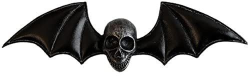 LIGSLN Fledermaus-Haarspange, groß, schwarz, Fledermausflügel, Krokodil-Haarnadel, Totenkopf-Haarspangen, Haarstyling-Haarnadeln für Frauen