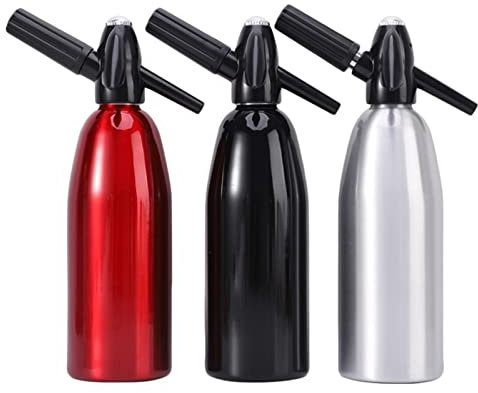 1/3 Stück Soda-Wasserbereiter – Soda-Siphon-Flasche – Seltzer Wasserhersteller – Lesepads für Zuhause Küche Bar , für die Herstellung von kohlensäurehaltigen Getränken