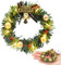 Wichtel Lichterkette Miniatur, Wichtel Zubehör Lichterkette, 40cm Mini LED Lichterkette, Bunte Licht, Miniatur Weihnachtsdeko, Puppenhaus Zubehör Weihnachten (Gelb-B)