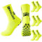 EEPLUYTY Chaussettes De Sport De Football Antidérapantes, Chaussettes De Football Respirant, Chaussette Foot (FR/ES, Numérique, 35, 47, Taille normale, Taille normale, 3, couleur fluo)