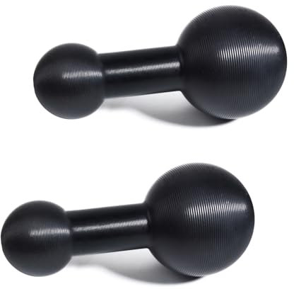 17mm (0.67inch) to 25mm (1inch) Aluminum Alloy Compatible with RAM Mounts B Size Double Socket Arm, Standard Mounting Arms GPS Brackets Bike Motorcycle Phone Holder(2Packs)