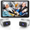 Tomoia Dual Baby Car Camera for Twins: 7 Inch IPS Split Screen, HD 1080P Night Vision, 360° Rotatable Rear-Facing Car Seat Monitor - Easy Install for Vehicles