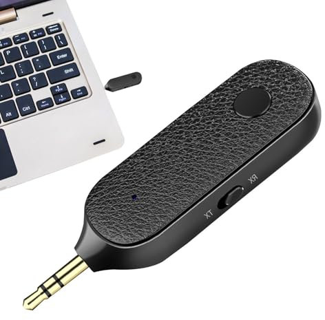 Riaisttd Aux Adapter For Car | Music Headphones Transmitter - Auto Audio Converter, Phone Speaker Converter, Wireless Music Streaming For Wired Headphones/Speaker