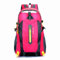 PORRASSO Wanderrucksack Wasserdichter Rucksack 25L Reiserucksack Trekkingrucksack Hiking Backpack für Damen Herren Camping Klettern Reisen Sport Rosarot