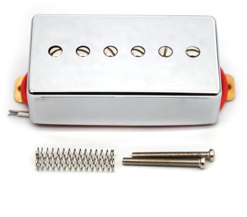 Barturry Micro Simple pour Guitare Électrique de Style P90 de 50 mm de Taille Type Humbucker, avec 6 Vis Réglables