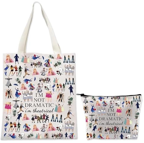 ZXTGBQ Tote Bag da donna, borsa da donna con due manici lunghi, borsa in tessuto con cerniera e tasca interna, per ufficio, scuola, lavoro, spiaggia, viaggio, ideale come regalo per donne, mamme