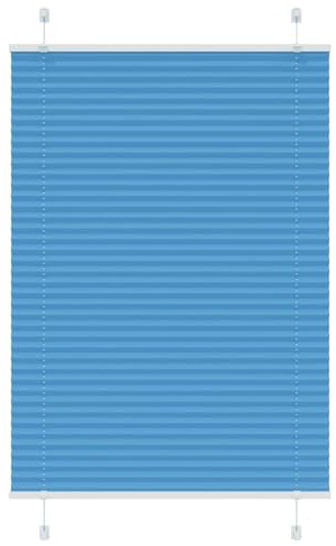 Owoxanthellate Plissee Blau 90x100 cm ohne Bohren Montage, lichtdurchlässiger Sichtschutz aus 100% Polyester mit Klemmfix & Schrauben für Wohnzimmer Schlafzimmer Büro