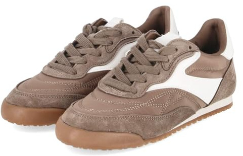 BULLBOXER 6DD1470101 3500 Damen Sneaker Low Synthetik, Leder & Textil in braun - Gr. 38