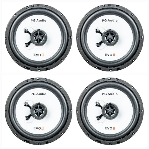 PG Audio Lautsprecher Einbauset passend für VW Golf 5 Skoda Yeti Tür vorne und hinten