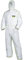 Uvex Einwegschutzanzug/Overall 9877 Typ 5/6 aus PE-Laminat, Farbe: weiss/lime, Grösse: S