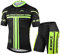 INBIKE Radtrikot Set Herren Damen Kurzarm Fahrradbekleidung Set MTB Sommer Radhose mit Sitzpolster Fahrradtrikot für Radfahren Rennrad L