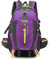 Lixada Wasserfester Laptop-Rucksack für Reisen, Camping, Wandern und Trekking 40L Lila