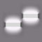 2 Pezzi Lampada da Parete 12W Bianco Freddo LED, Impermeabile in Stile Moderno, Adatto per Esterno, Bagno, Balcone, Scala, Soggiorno