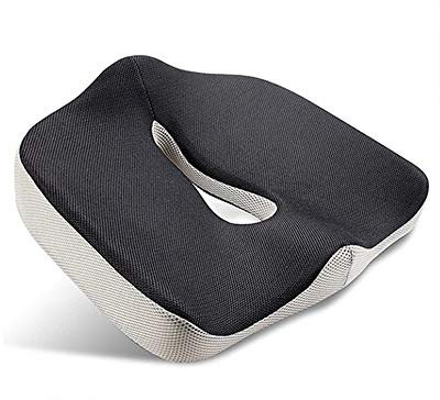 1 x Bambuskohle-Milbenkissen, Memory-Baumwolle, Stuhl gegen Hämorrhoiden.