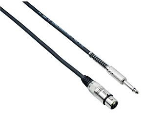 Bespeco IROMA600 Cavo per Microfono Jack/Xlr F, 6 mt