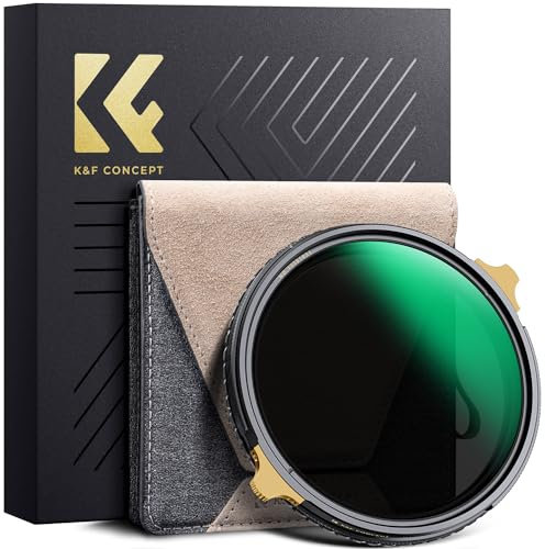 K&F CONCEPTNano-X PRO 77MM Filtro Polarizzatore Circolare & Variabile ND2-32 (1-5 Stops), ND2-32 & CPL Filtro con Rivestimento Nano a 36 Strati in Vetro Ottico