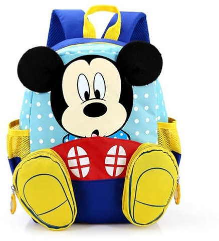 FGen Mickey Rucksack,Mickey Rucksack Kinder,Kinder-Rucksack für 2-8Jährige im Kindergarten Jungen Rucksack Mädchen Kinderrucksack(Blau)
