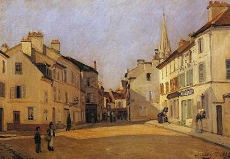 Bild auf gerollter Leinwand, Quadrat bei Argenteuil Sisley Alfred – Museo-Kunstdruck, horizontal, Kunstdruck, Museum, 35,6 x 50,8 cm