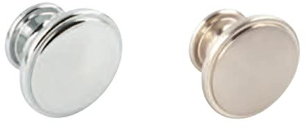 Solmer LTD Kitchen Cabinet Door Handles Cupboard Drawer Bedroom Furniture Knob Pull Out (Stainless Steel Effect)