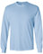 Gildan Men's Ultra Cotton Long Sleeve T-Shirt, Style G2400, Light Blue, Large
