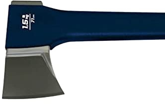 HAUSHALT Axt HH-427E, 710 mm, 1,5 kg, blau, Kopf aus rostfreiem Stahl, mit rutschfesten gummierten Griff in Rot (000051405555)