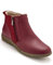 Pediconfort - Boots cuir double zip - FEMME - Taille : 38 - Couleur : Bordeaux