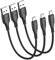 HOTNOW Short Micro USB Cable 0.3m, [3 Pieces,0.3m] Android Charger Cable Fast Charging for Galaxy S7 S6 S7 Edge S5,Note 5,PS4,Power Bank and More Micro USB Devices