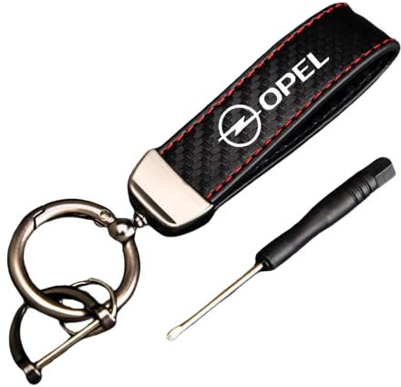 Porte-clés de Voiture Porte-clés pour Opel,Porte-clés de Remplacement pour Voiture avec Logo de la Voiture pour Hommes et Femmes Accessoires de Voiture,A