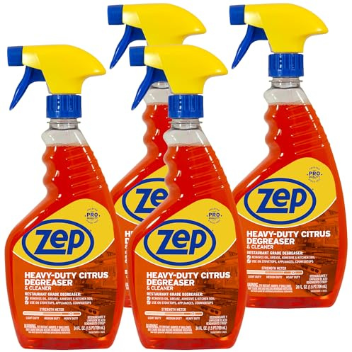 Zep Heavy-Duty Citrus Cleaner Spray Bottle 24 Fl oz (Pack of 4)