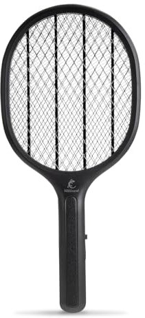 Walizard Elektrische Fliegenklatsche Elektrisch Fliegenfänger: Extra Stark 3000V Elektro Mosquito Fly Fliegen Killer Elektrischer Fliegenfalle Schläger Mücken Moskito Insekten Zapper USB Aufladbar