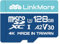 LinkMore Scheda Micro SDXC da 128 GB, A2, UHS-I, U3, V30, compatibile con classe 10, velocità di lettura fino a 160 MB/s, velocità di scrittura fino a 100 MB/s, adattatore SD incluso