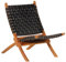 LAPOOH Relaxstuhl Klappbar Schwarz Echtleder, Kinosessel, Ohrensessel, Heimkino Sofa, Schlafsessel, Relax Sessel, Tv Möbel, Seniorensessel - 356377