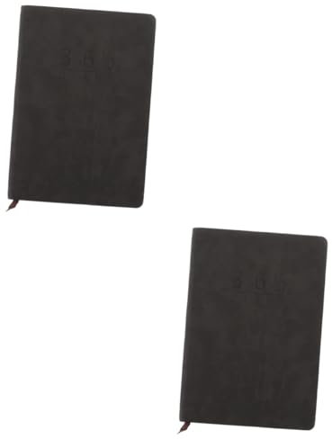 STOBOK 2 Stück 2021 Agendabuch 2021 notizbuch Notizbücher einfacher Planer Buch planen das Notebook erinnerungsbuch Geschäftsbuch Heimplanbuch Unternehmen Agenda-Buch Zeitpläne Kalender