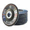 Merryland Dischi Lamellari 115 Ferro Metallo per Smerigliatrice Angolare, 115mm Grana 120 T29 Disco Lamellare 10 Pezzi, Corindone Zirconio Blu Acciaio INOX Dischi Abrasivi, Craft-Line FC1107614-10