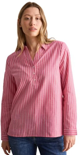 Cecil B345319 Chemisier rayé Oxford, Granita Red, L Femmes