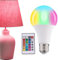 laxreheye Ampoule RVB, ampoule à changement de couleur,Ampoules intelligentes | Ampoules LED 5W à intensité variable, E27, RGB, avec télécommande, pour décoration de noël