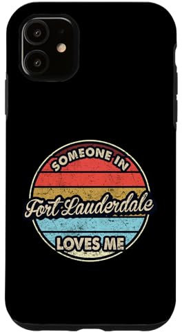 Hülle für iPhone 11 Jemand in Fort Lauderdale liebt mich, Stadt, USA, USA
