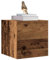 LAPOOH TV-Wandschrank Altholz-Optik 30,5x30x30 cm, Tv Board, Tv Lowboard, Tv Tisch, Fernsehschrank, Fernsehtisch, Kommode, Sideboard Wohnzimmer, Tv Sideboard - 856412