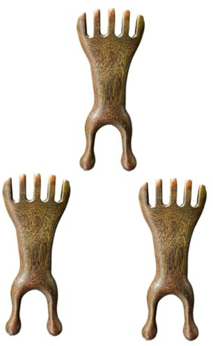 TOVINANNA 3St Schönheitsgerät für juckende Nase Reinigungsmittel Schröpfen Kiefer Kratzer Mund massagematte ganzkörpermassage massagegurt tragbares Kratzwerkzeug Nasenschaber Sandelholz