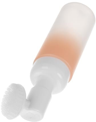 Healvian Flacon Vide De Mousse avec Brosse Distributeur Rechargeable pour Gel Douche Et Shampoing Compact Et Pratique pour Voyages Et Maison
