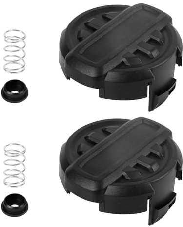 JOJOCY DWO1DT995 Tête de débroussailleuse et ressort de couverture et entretoise de rechange pour DCST922P1 DCST922B DCST925 DCST972X1 (2Cover 2Spring 2Spring 2Spring Spacer)