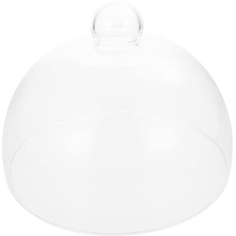 Beurrier rond en verre pour micro-ondes, couvercle en verre avec couvercle, pour collations, pain et gâteaux, idéal pour les micro-ondes britanniques