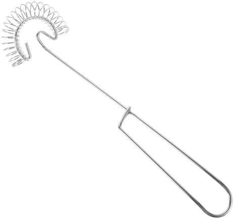VINTORKY Batidor de Huevos Inoxidable Manual Batidor de Antideslizante para Leche y Claras de Huevo Utensilio de Cocina