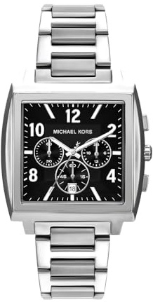 Michael Kors Rhys Men's Chronograph Quartz Watch with Stainless Steel Bracelet