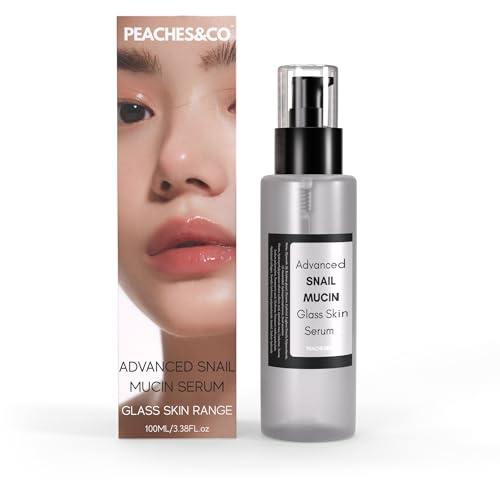 Advanced K-Beauty Snail Mucin Serum with high concentrate Snail Secretion Filtrate – Ultra-light Glass skin Serum with Intense Hydrating, Elasticity and Skin repairing benefits | For All Skin Types