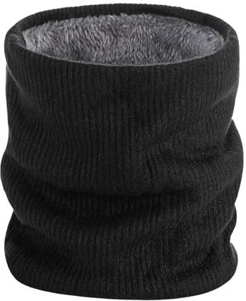 TRIWONDER Winter Neck Warmer Thermal Fleece Neck Gaiter Windproof Snood for Skiing Cycling Running for Men Women