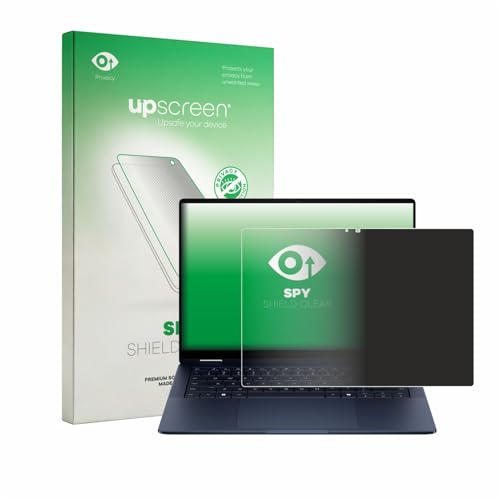 upscreen Blickschutzfolie für HP EliteBook X Flip G2i 14 | Anti-Spy Displayschutz Made in Germany Privacy Screen Protector Sichtschutz Blaulichtfilter Klare Folie