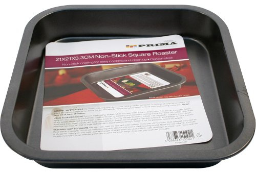 PRIMA 21 x 21 x 3.3 cm Non-Stick Square Roaster