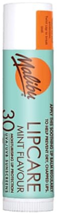 Malibu Lipbalm with SPF30, Mint 4 ml