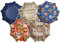 PAPSTAR Adventsteller sternform, Durchmesser 280 mm, bunt